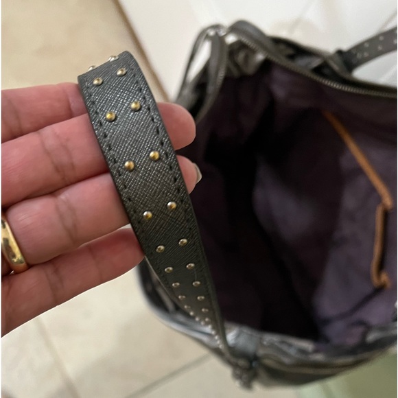 MZ WALLACE METALLIC LEATHER AND NYLON TOTE - Picture 4 of 7